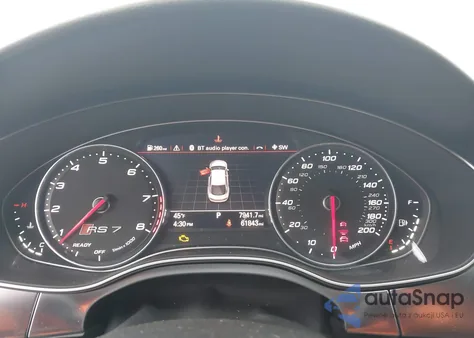 2017 Audi Rs 7 4.0T Performance Prestige из США, поврежденный, VIN WUAWRAFC2HN905400